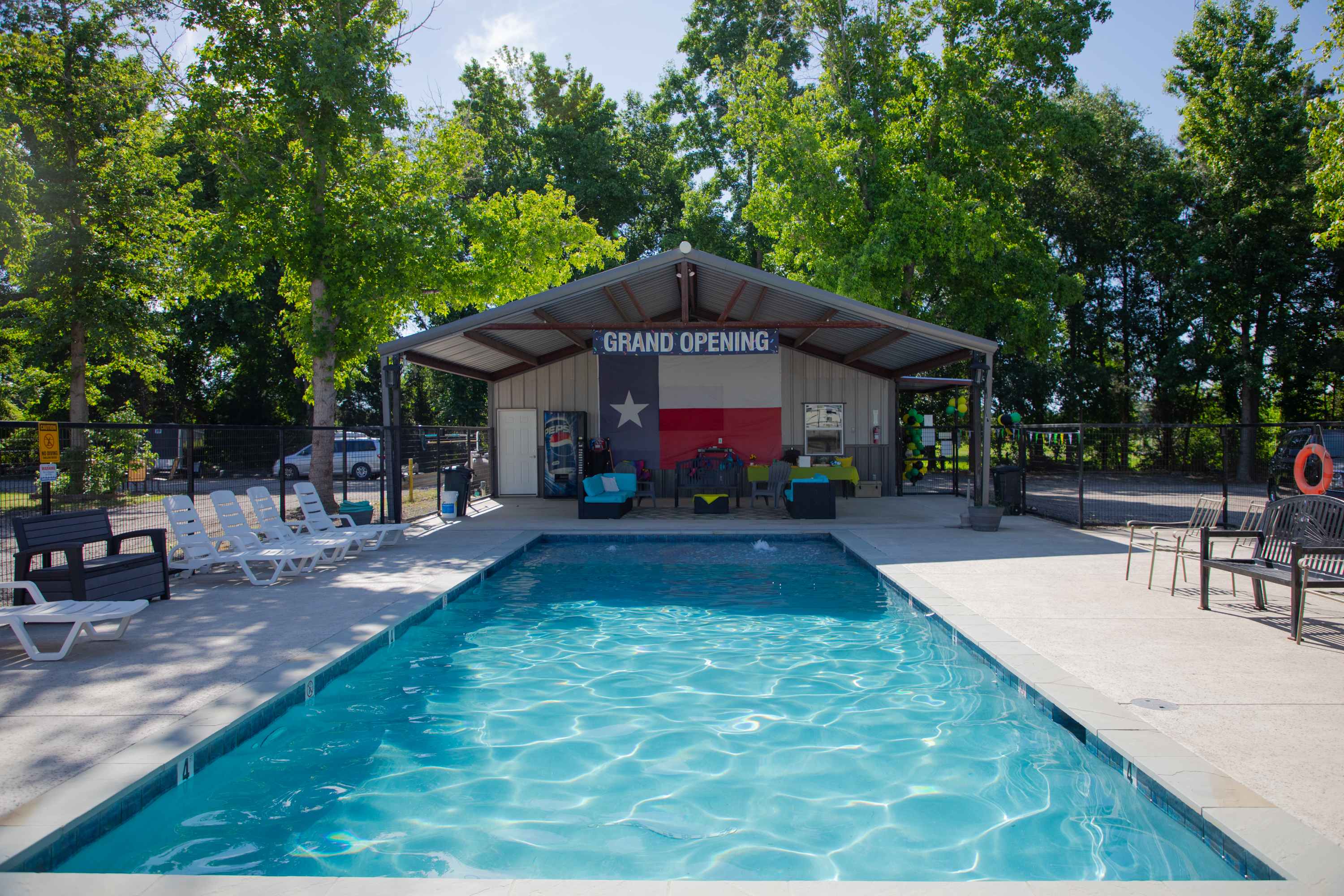 View of the community pool